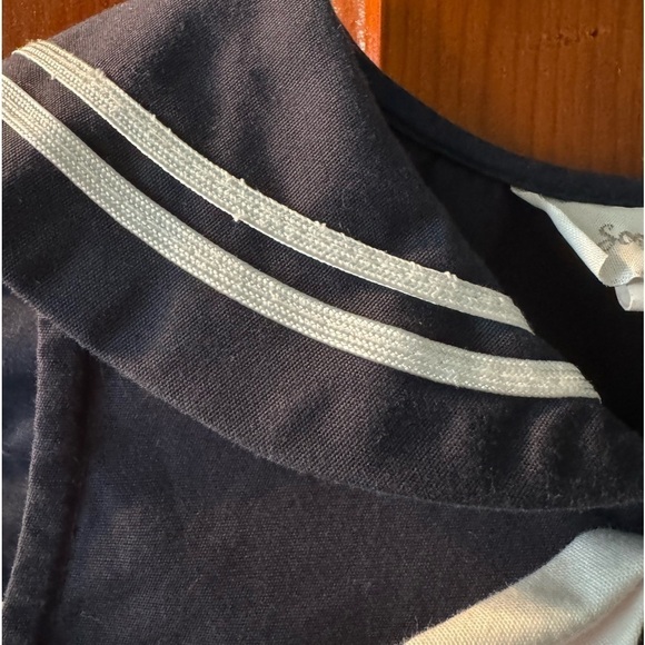 Little Girls Sailor Dress Size 3T Nautical Button Down - Picture 5 of 8